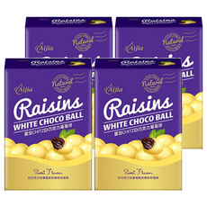 Aijia 愛加食品 CHITZ 白巧克力葡萄球, 50g, 4盒