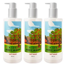 몽프라 키즈 바디워시 스윗메모리 스윗애플향, 3개, 500ml