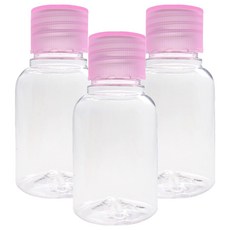 台灣 COSMOS 空瓶 瓶蓋顏色隨機 #928 75ml, 透明色, 3個