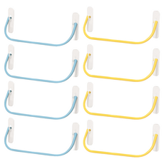 모나코올리브 무타공 피코 슬리퍼걸이 홀더 2종 x 2p 세트, 스카이 + 옐로우, 2개