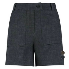 luxgolf 女款半鬆緊大口袋短褲 YD4A218W