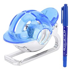 MAME 골프공 볼라이너 + 마커펜, 블루, 1개