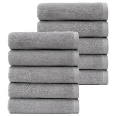 Towel Tok Tok 酒店豪華毛巾 30 條裝 140 克, 灰色, 10