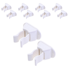 mydarak 清潔工具掛架, 白色, 10個