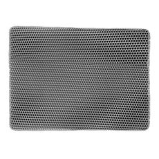 可拆式雙層貓砂墊, 大, 灰色, 1個