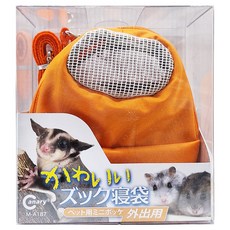 Canary 蜜袋鼯寶貝外出窩 附背帶, 橘色, 1個