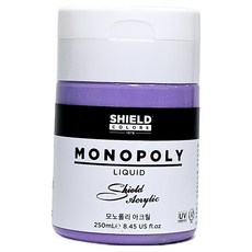 쉴드 모노폴리 아크릴물감 650 Middle Violet, 250ml