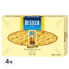 데체코 가르가넬리 파스타, 250g, 4개