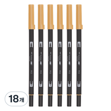 톰보 ABT 듀얼 브러시펜, 912 페일 체리, 18개