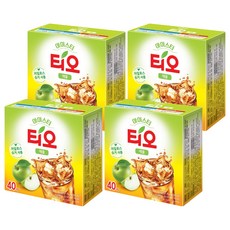 티오 아이스티 애플, 13g, 40개입, 4개