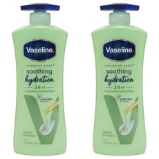 Vaseline 凡士林 乳液 蘆薈精華, 600ml, 2瓶
