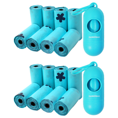 Manner Bag 寵物便便袋 便便筒 + 補充袋, 2套, 135入, 薄荷綠