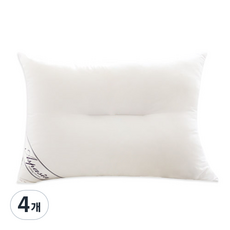 아유베딩 아임리빙 소프트터치 마이크로화이버 경추 베개솜, 화이트, 4개