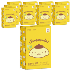 더밴드 폼폼푸린 패턴밴드 표준형 반창고, 16개입, 10개