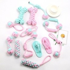 PASTEL PET 小狗玩具組 A款 均碼, 混色, 1套