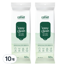 코멧 이지클린 정전기 청소포, 10개