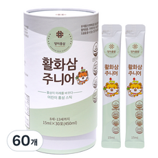 양지홍삼 주니어 활화삼, 60개, 15ml