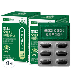 건국유업 알티지 오메가3 루테인 에이스 33g, 30정, 4개