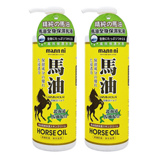 MANN NI 蔓妮 馬油高純保濕乳液, 330ml, 2瓶
