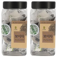 자연애 보이차, 1g, 20개입, 2개