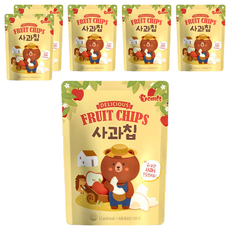 Yomit 寶寶乾水果片 蘋果, 非油炸製程，保留水果原味，無防腐劑及化學調味，適合7個月以上嬰幼兒食用，脆片尺寸方便小手抓握, 12g, 6包