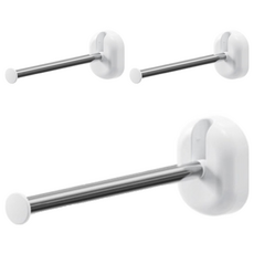 Ju and Ji 免打孔折疊式多功能掛架, 3個, 白色