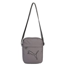 PUMA PLUS側背小包 09118202, 灰色, 1個