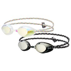 phoenix 編織繩泳鏡 PR-208M, 黑色+透明