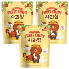 Yomit 寶寶乾水果片 蘋果, 非油炸製程，保留水果原味，無防腐劑及化學調味，適合7個月以上嬰幼兒食用，脆片尺寸方便小手抓握, 12g, 3包