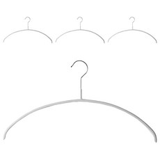 MAWA Economic Light 40PT 防滑衣架 銀色 4入, 4個, 銀