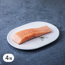 모위 생연어 스테이크용 (냉장), 4개, 250g