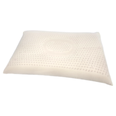 LooCa 防蹣舒鼾乳膠枕頭, 白色, 2個