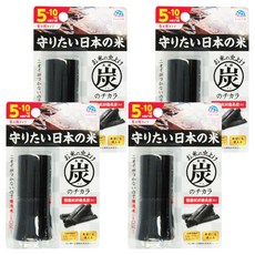 EARTH 地球製藥 炭之力 米用保存消臭劑, 5~10kg米, 6個月用, 75g, 4個