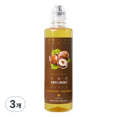 티바인 알룰로스 헤이즐넛 시럽, 520g, 3개