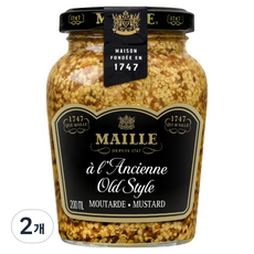 MAILLE 魅雅 傳統風味顆粒芥末醬, 200g, 2個