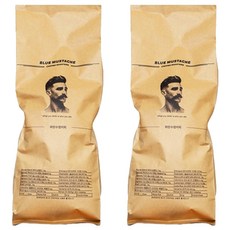 파란수염 로스터스 에스프레소 다크 원두, 홀빈(분쇄안함), 1kg, 2개