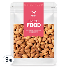 고래거너 구운아몬드, 1kg, 3개 1kg, 3개