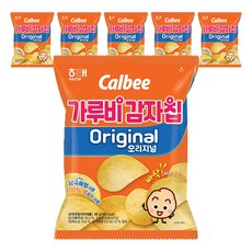 가루비 감자칩 오리지널, 96g, 6개