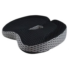 HONDONI 新款6D全包裹式美臀減壓坐墊 M17, 極致黑, 1個