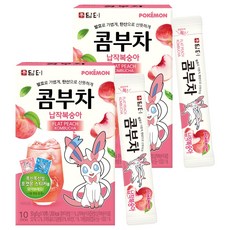 Damtuh 丹特 寶可夢扁水蜜桃康普茶, 5g, 10入, 2個