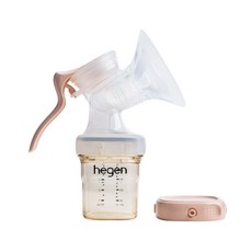 hegen PCTO 優雅輕柔手動擠乳器 BPA FREE, SoftSqround 透明色, 1個