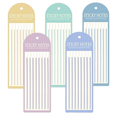 롱 인덱스 플래그 하이라이터 투명 라인 스티커 5종 세트, 800개입, 1세트