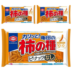 龜田製菓 只有柿種米果, 135g, 3個