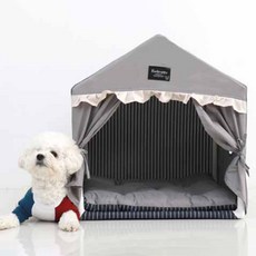 REDPUPPY 寵物窗戶天堂帳篷, 條紋海軍藍