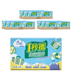 春風 一秒攜隨行紙巾 60張, 6個裝, 3組
