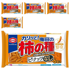 龜田製菓 只有柿種米果, 135g, 5個