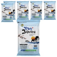 농협 2025년 햅쌀 강화섬쌀 고시히카리 백미, 상등급, 3kg, 6개
