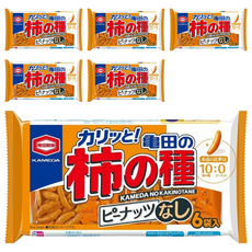 龜田製菓 只有柿種米果, 135g, 6個