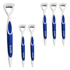 SUNSTAR 三詩達 G.U.M 舌苔清潔棒 顏色隨機, 6支