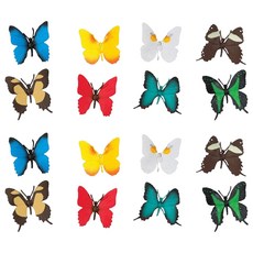 Safari Ltd 蝴蝶筒裝公仔 Butterflies 684504, 2個